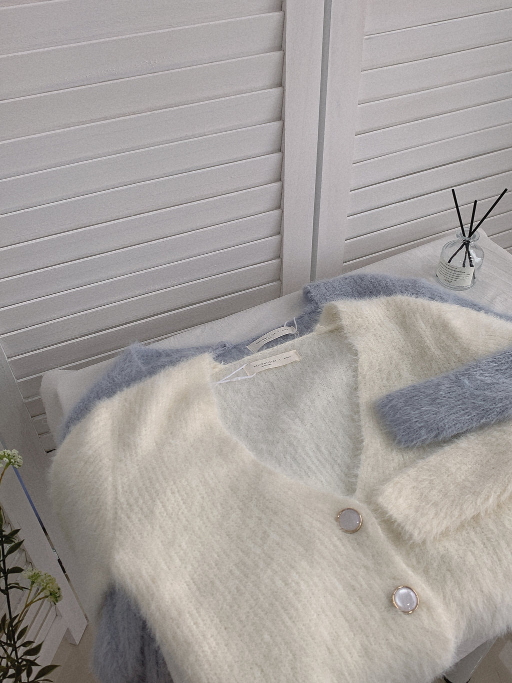 HELLO MILK TEE- 85495 毛絨小衫