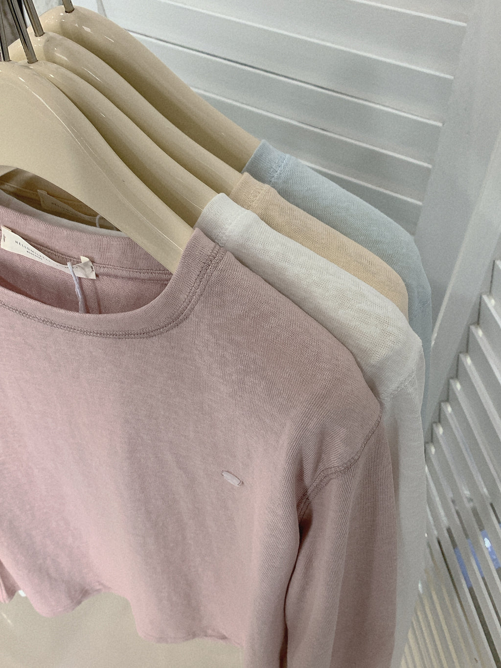 HELLO MILK TEE- 85491 圓領長袖衫