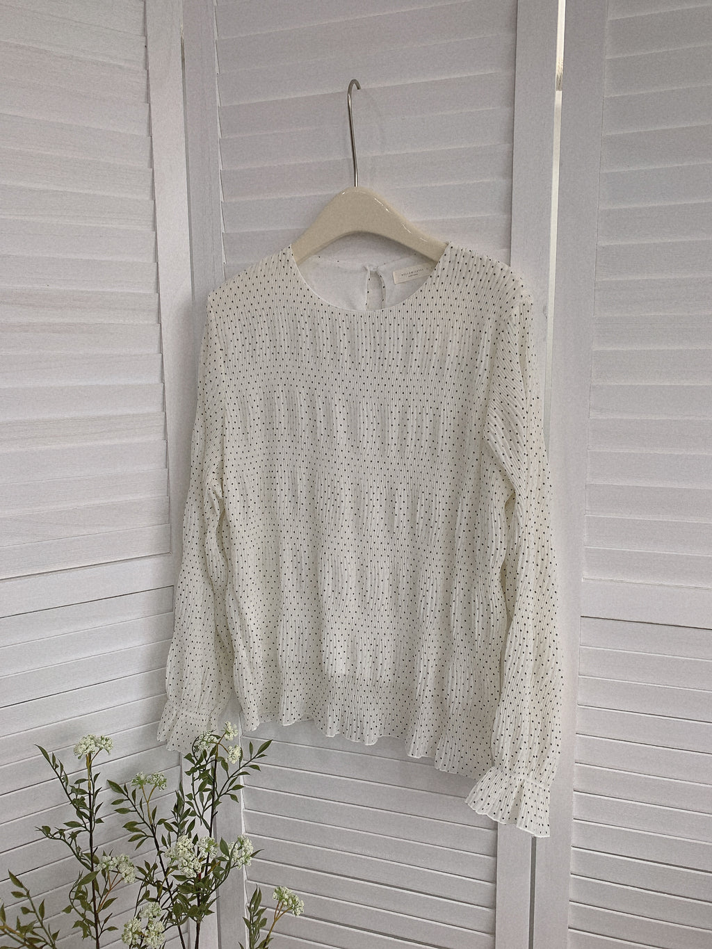 HELLO MILK TEE- 85509 波點小衫