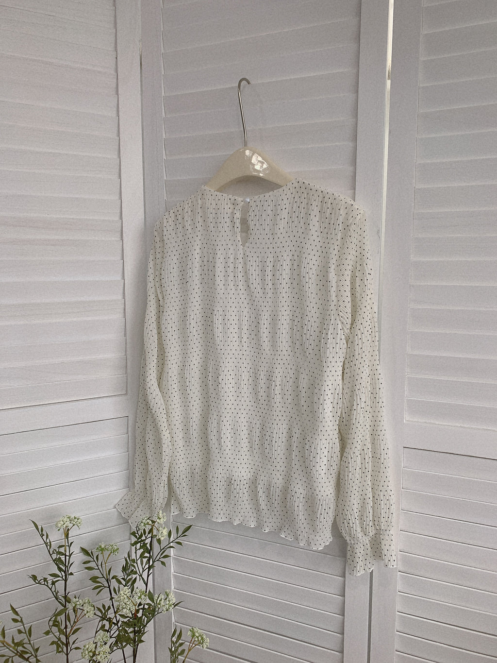 HELLO MILK TEE- 85509 波點小衫