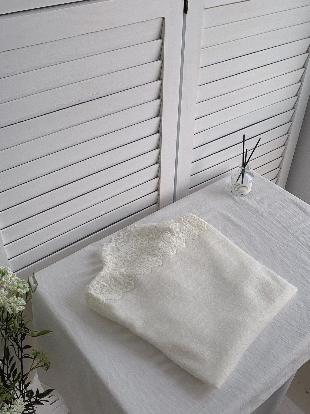 HELLO MILK TEE- 85538  水貂毛小衫