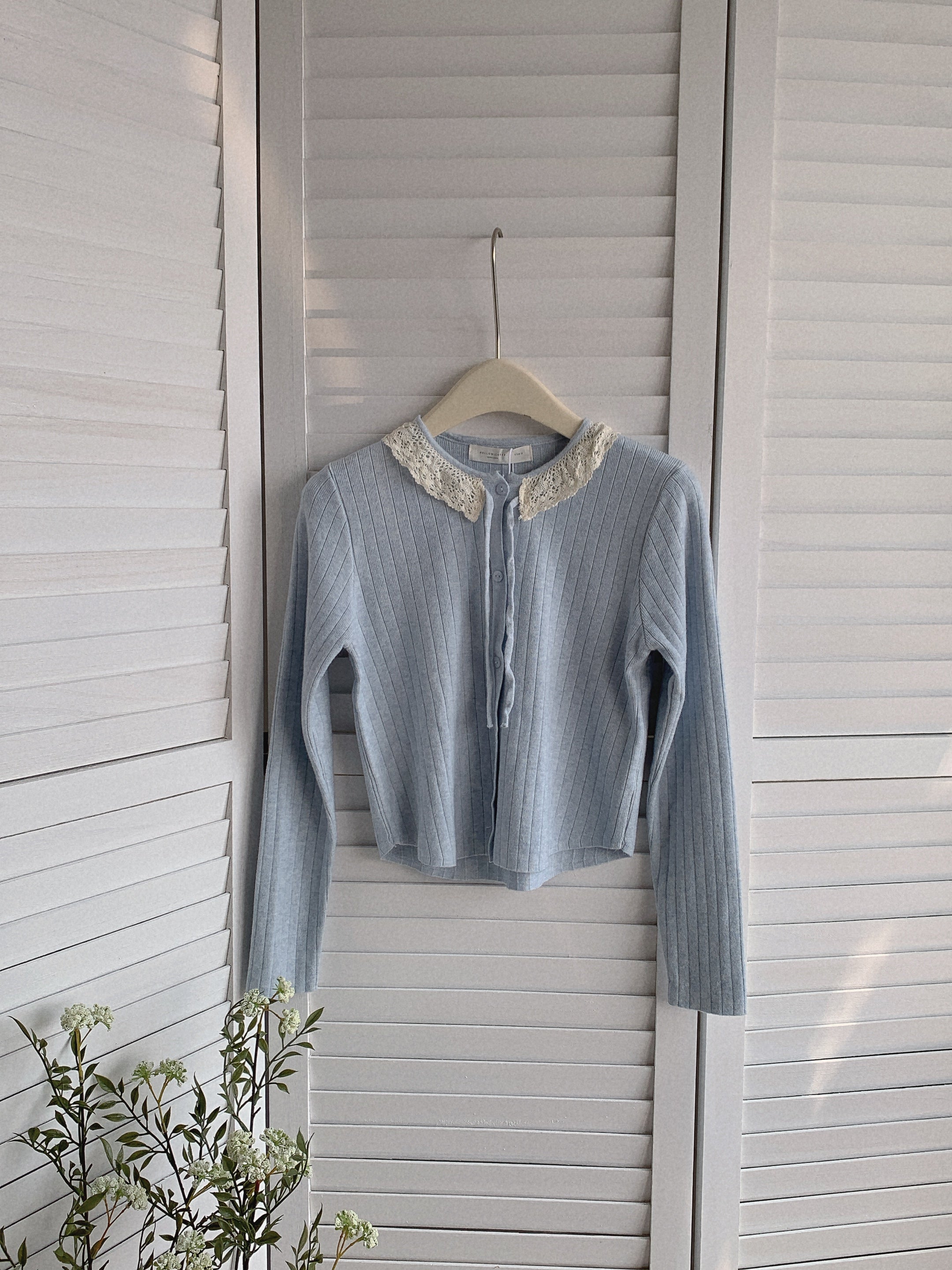 HELLO MILK TEE- 85500 系帶長須衫