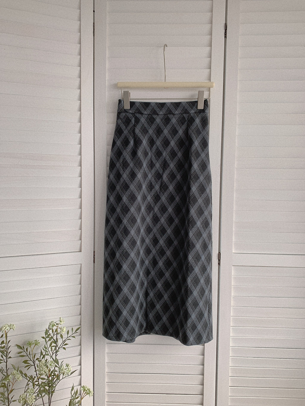 HELLO MILK TEE- 85551 菱格半裙