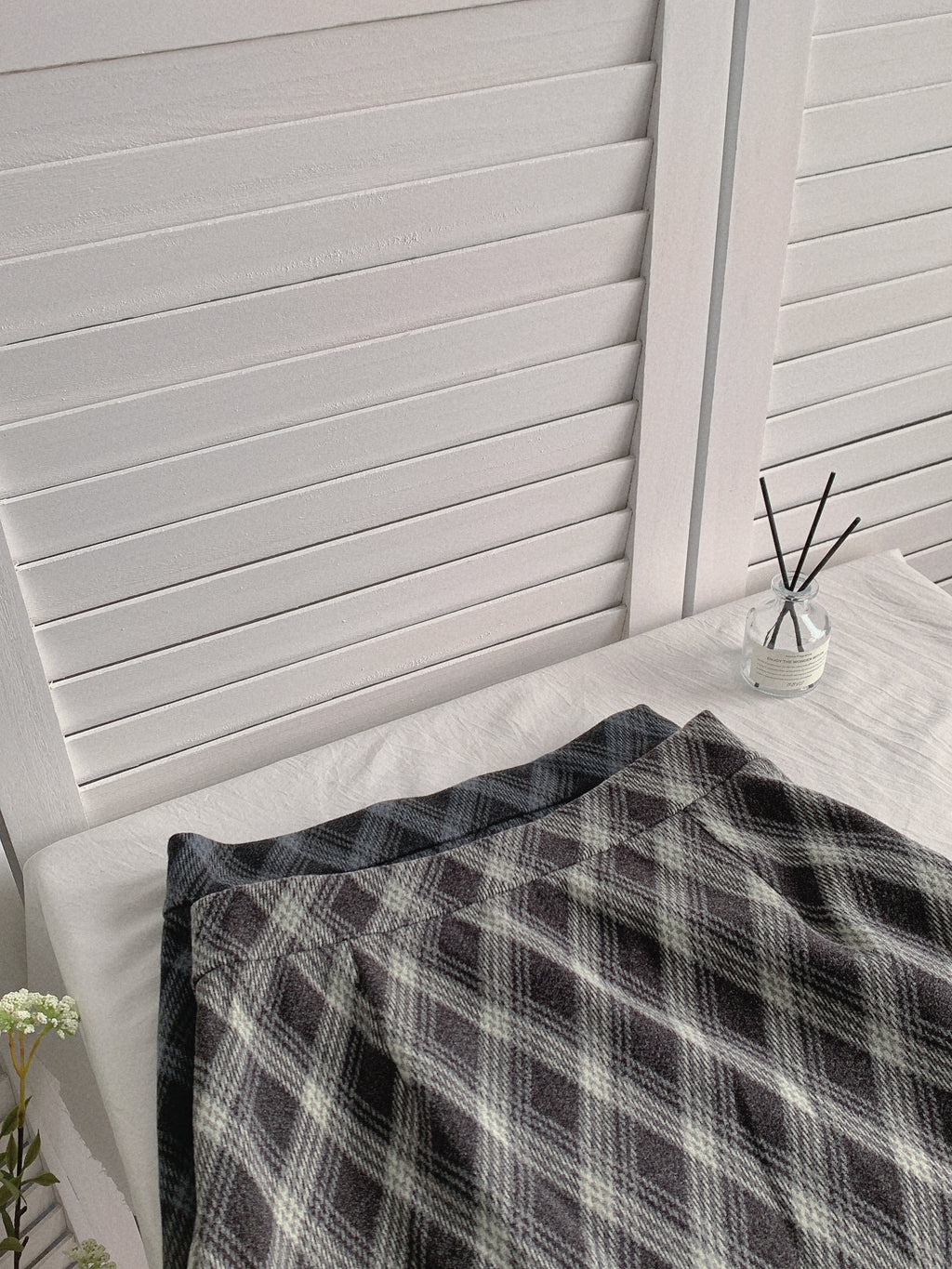 HELLO MILK TEE- 85551 菱格半裙