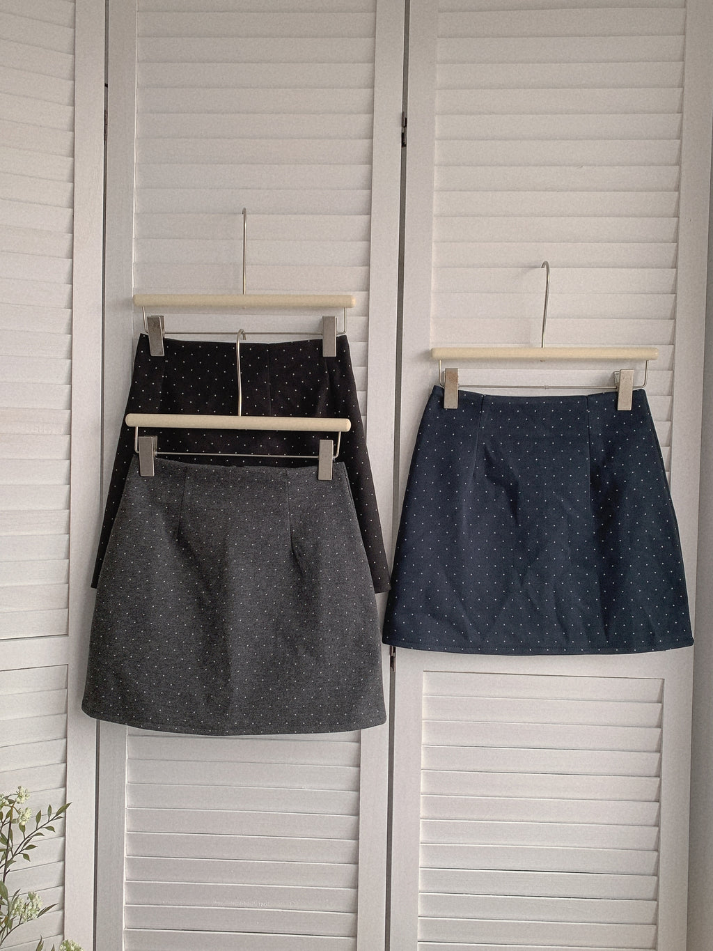 HELLO MILK TEE- 85472 點點短裙