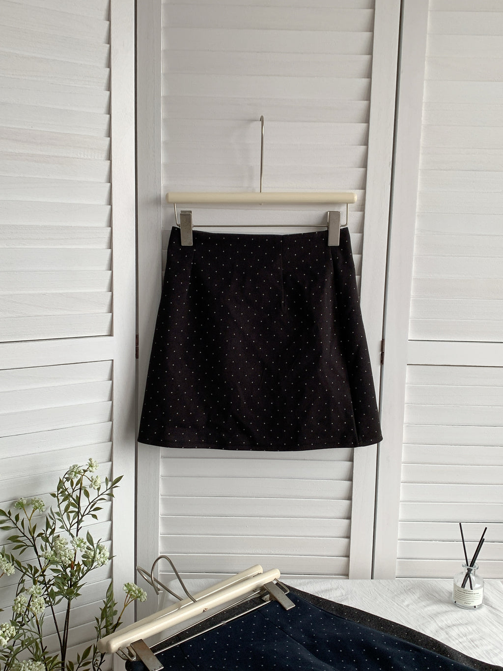 HELLO MILK TEE- 85472 點點短裙