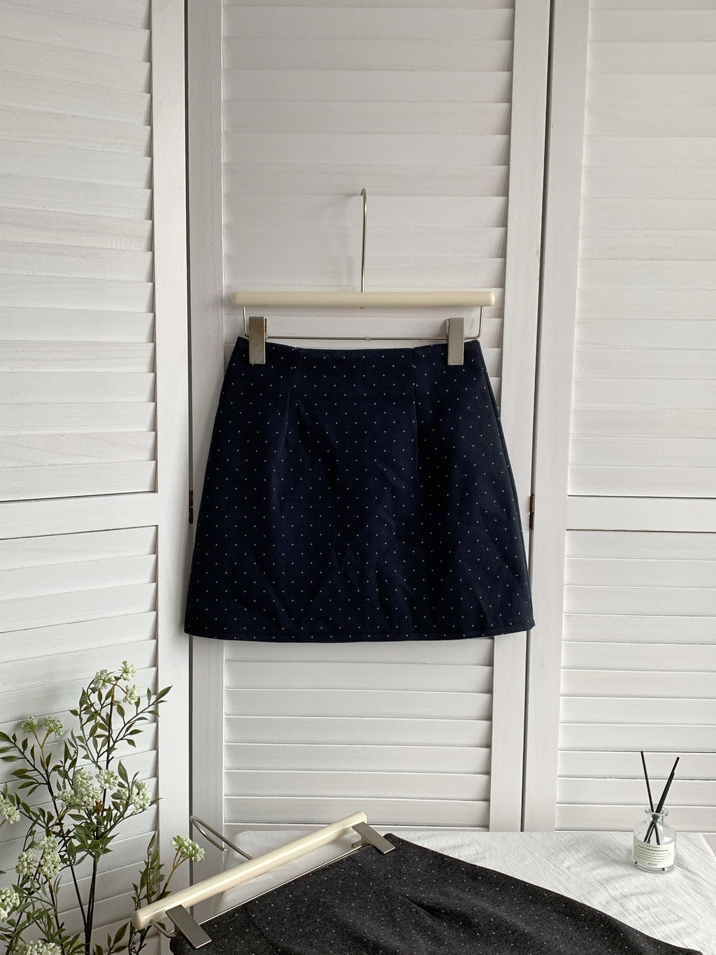 HELLO MILK TEE- 85472 點點短裙