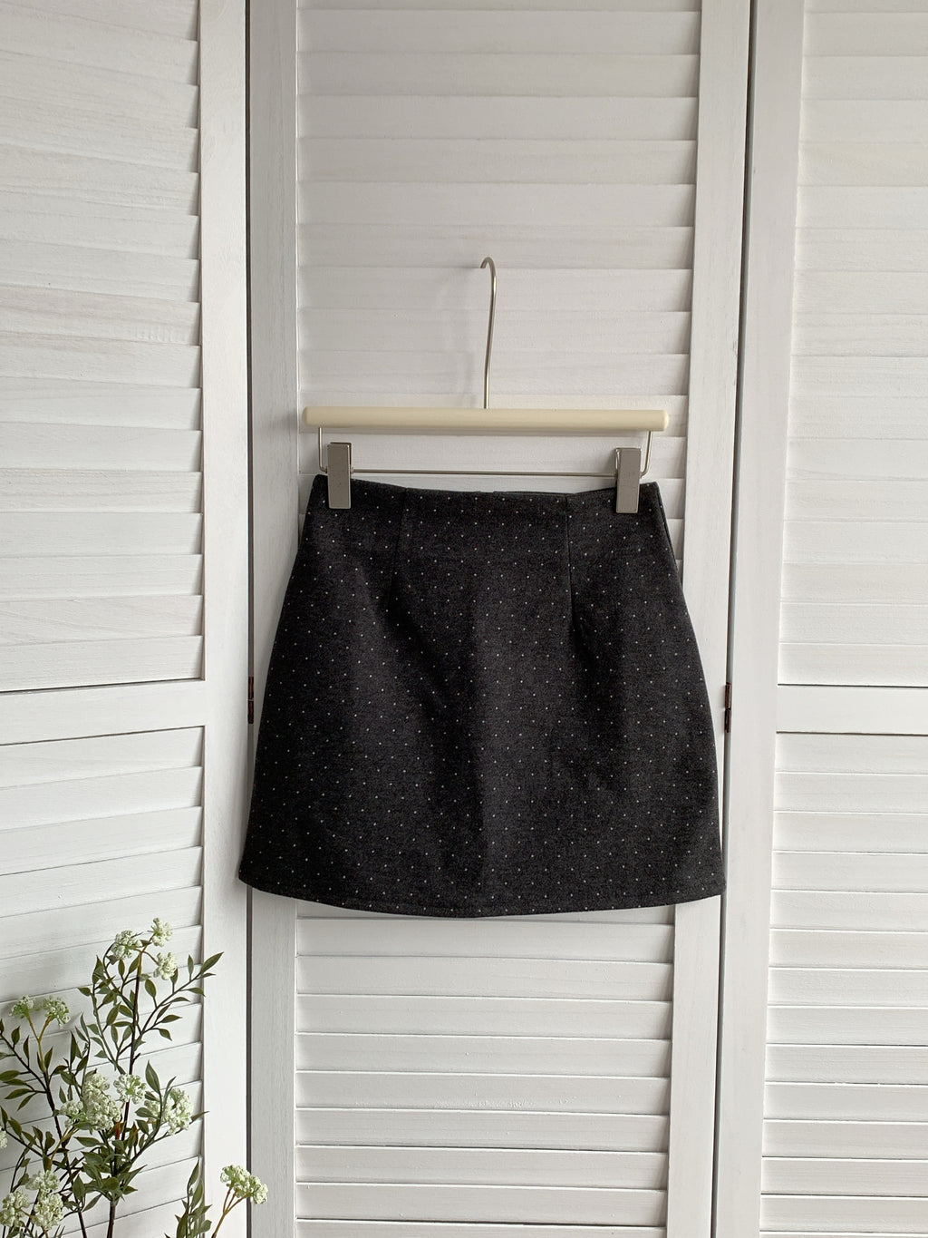 HELLO MILK TEE- 85472 點點短裙