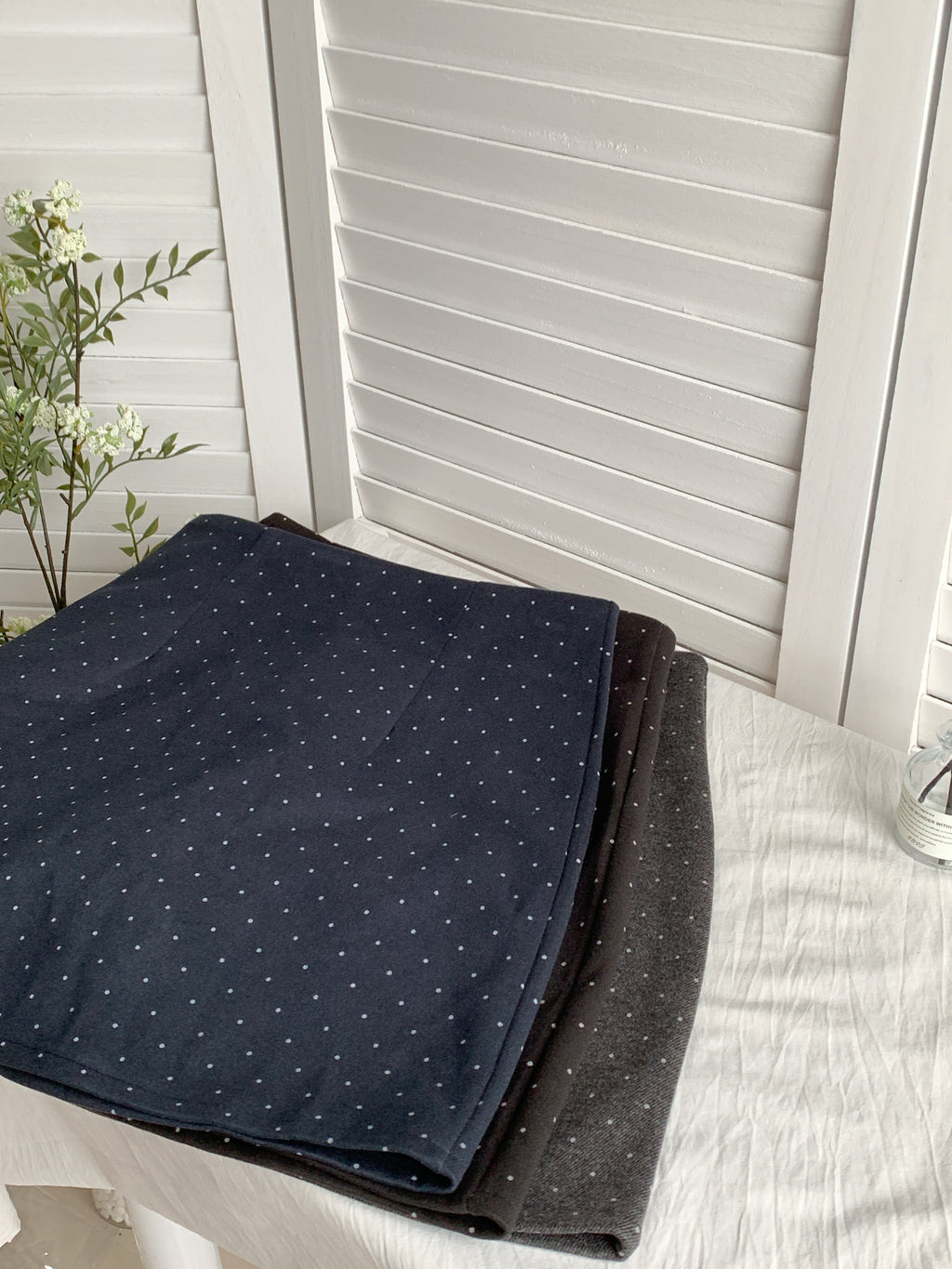 HELLO MILK TEE- 85472 點點短裙