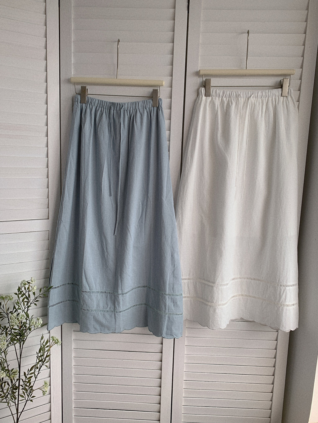 HELLO MILK TEE- 85443 花邊半裙