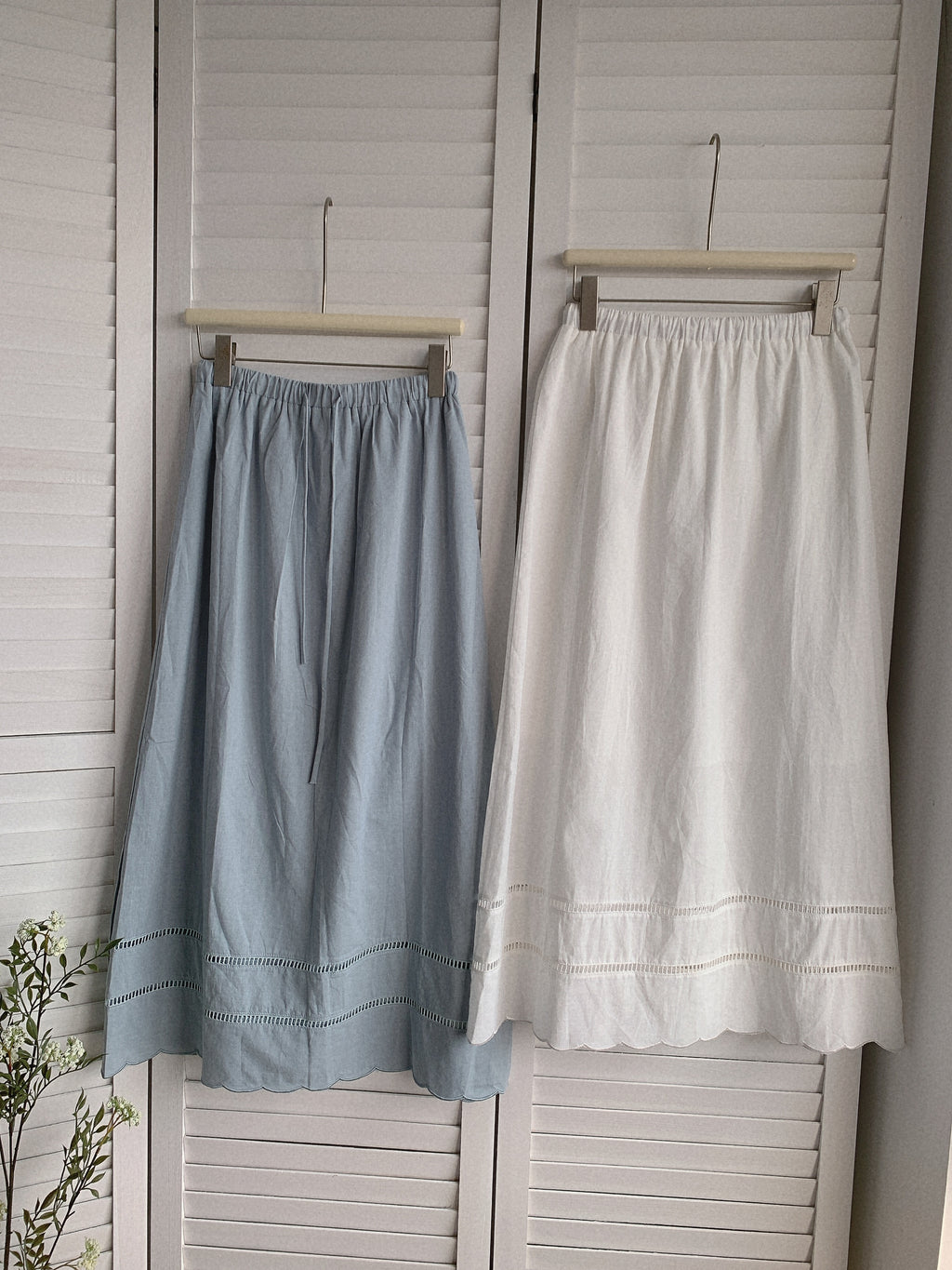 HELLO MILK TEE- 85443 花邊半裙