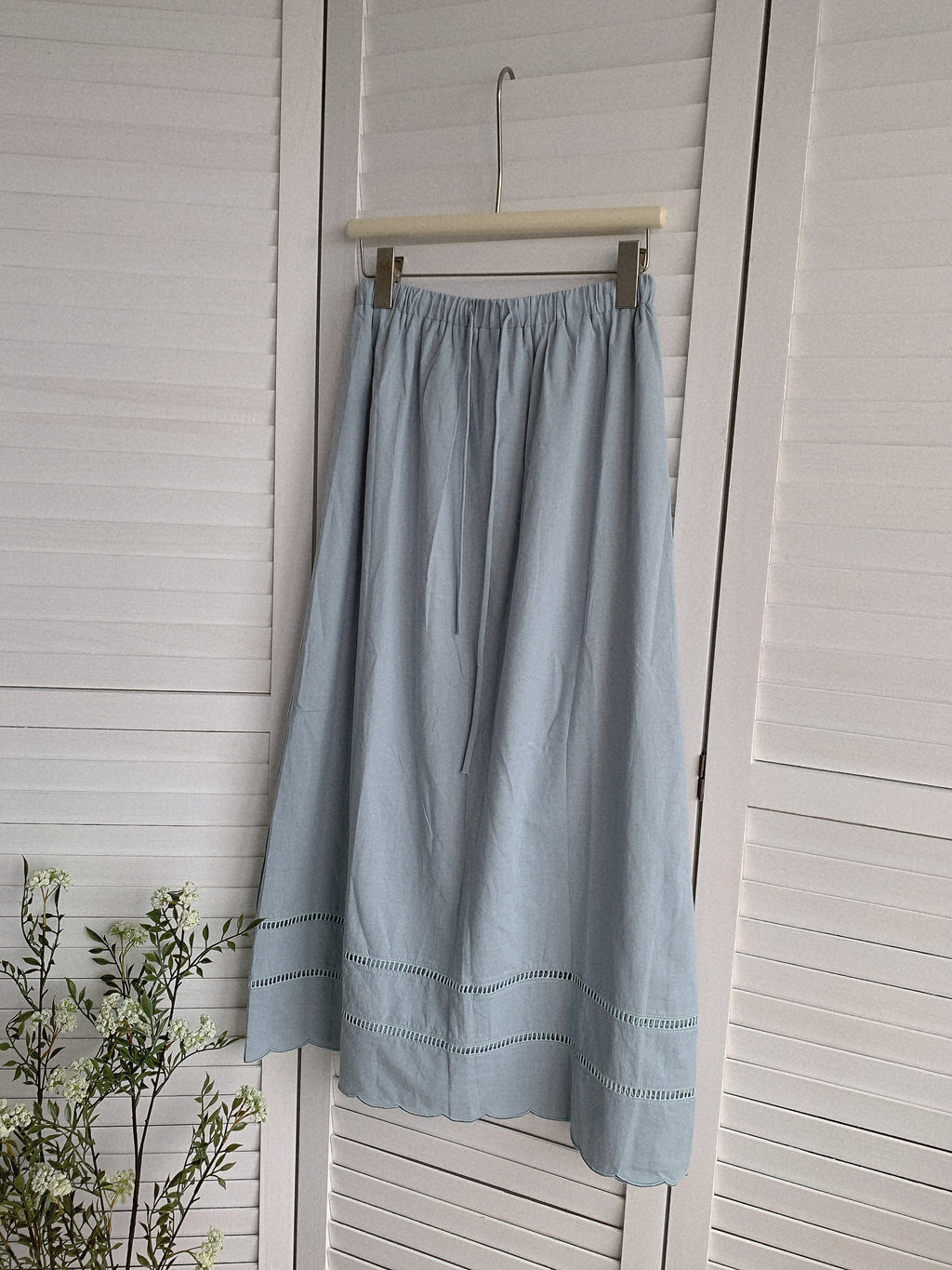 HELLO MILK TEE- 85443 花邊半裙