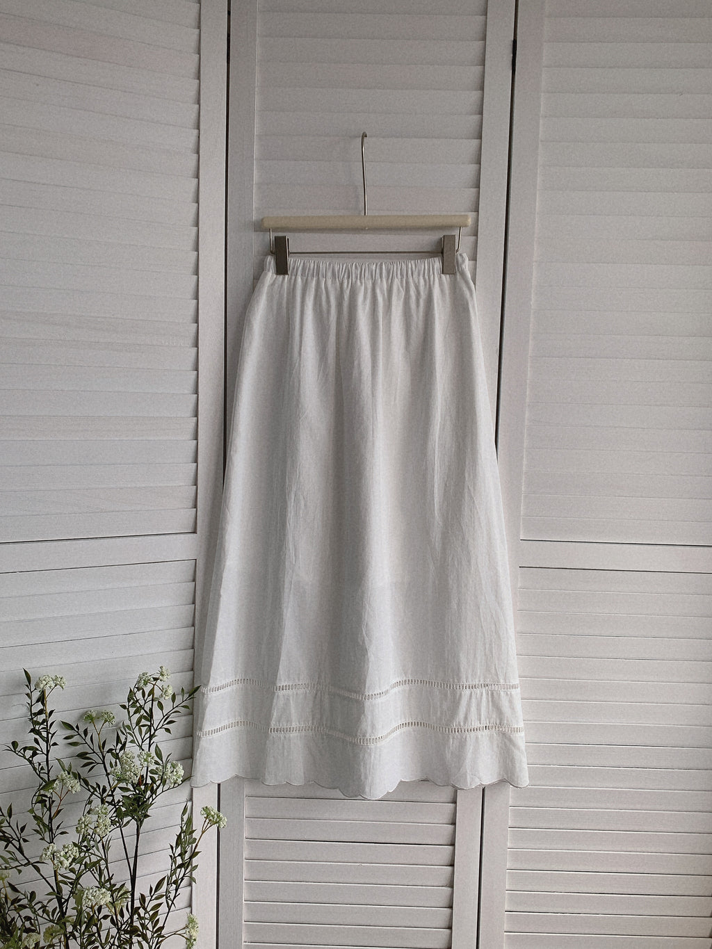 HELLO MILK TEE- 85443 花邊半裙