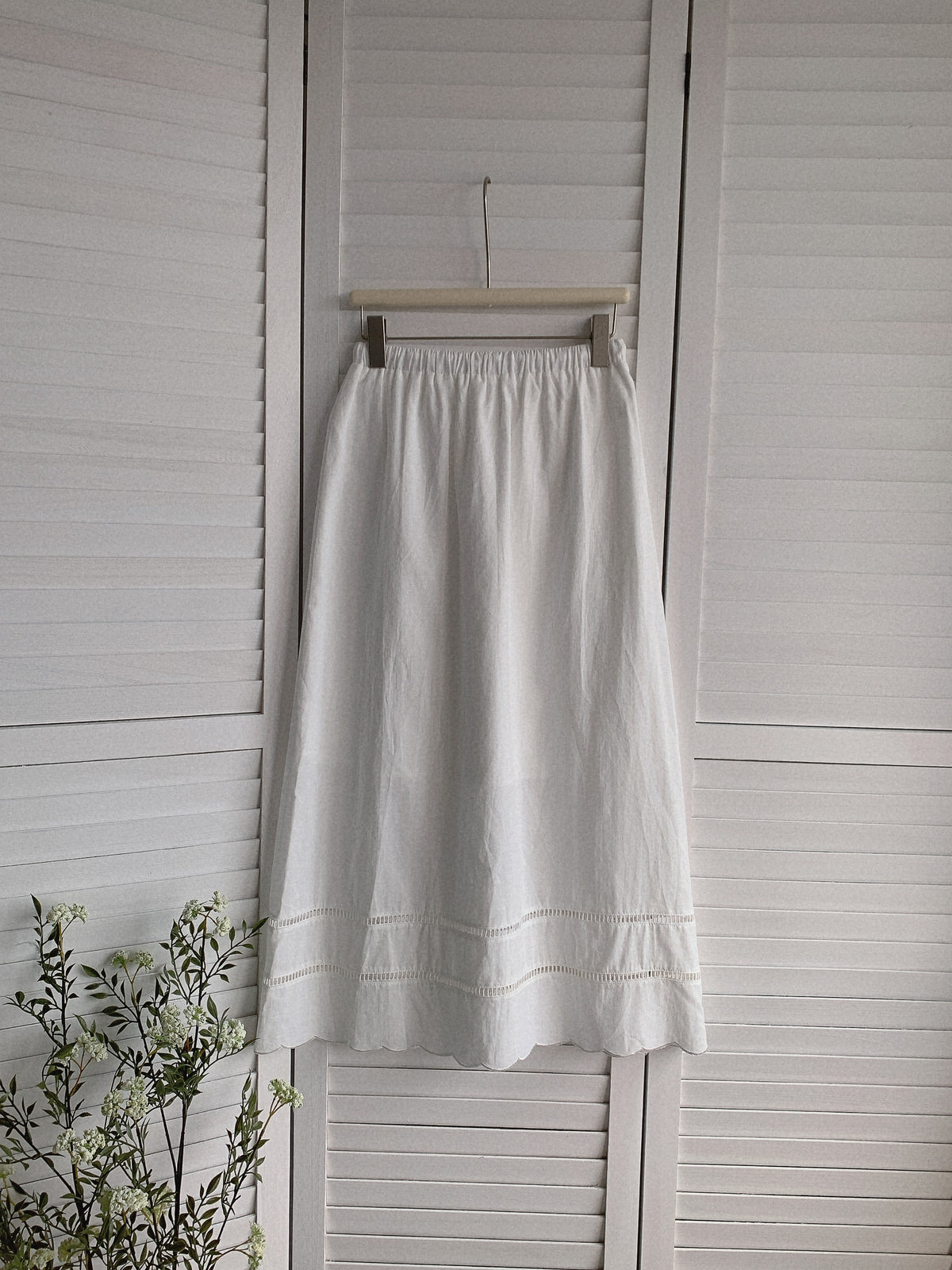 HELLO MILK TEE- 85443 花邊半裙