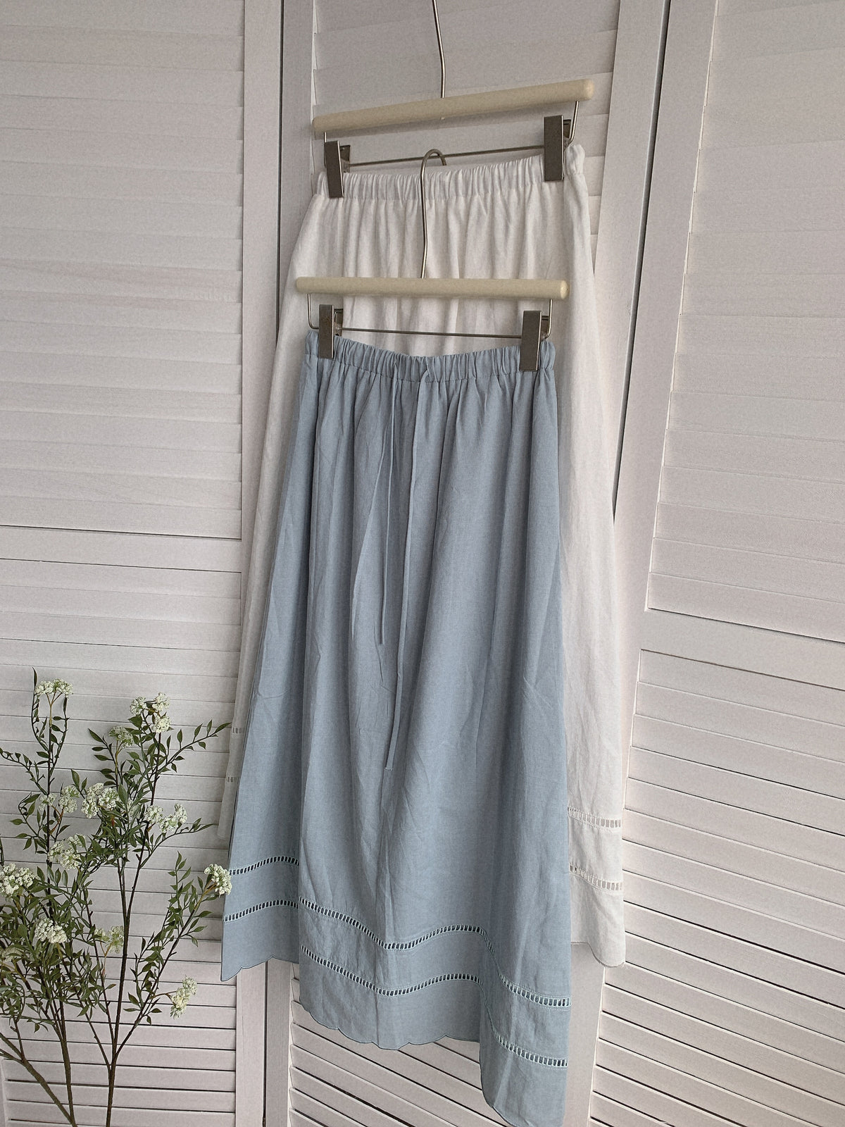 HELLO MILK TEE- 85443 花邊半裙