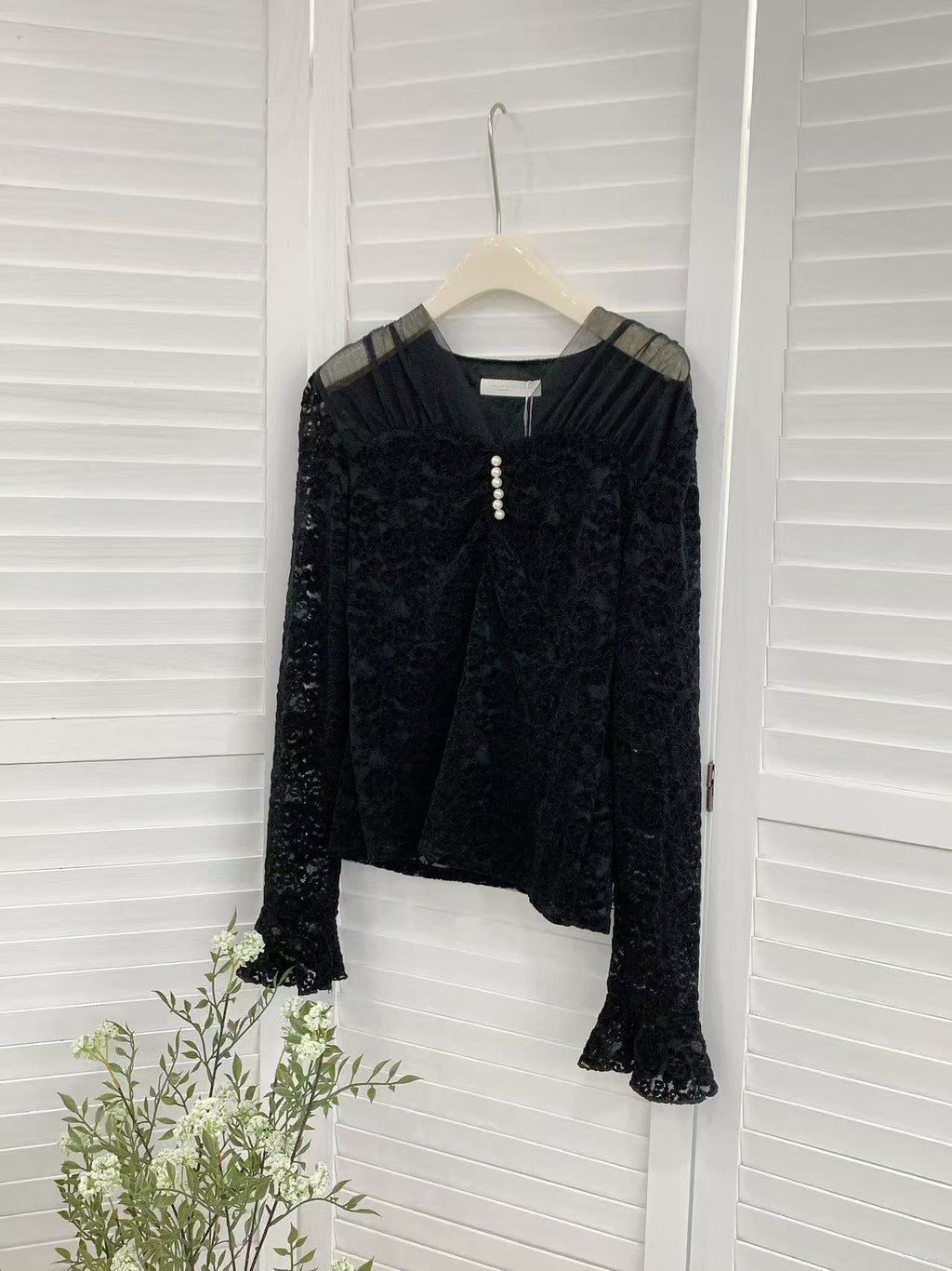 HELLO MILK TEE- 85629 拼接上衣