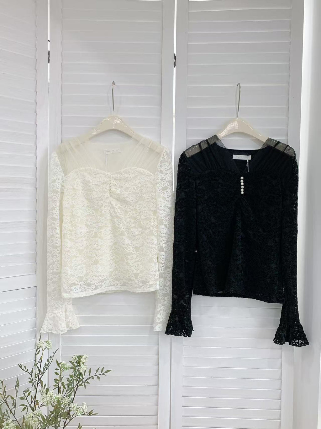 HELLO MILK TEE- 85629 拼接上衣