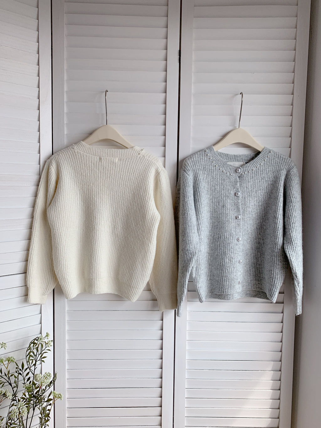 HELLO MILK TEE- 85605 圓領釘珠衫