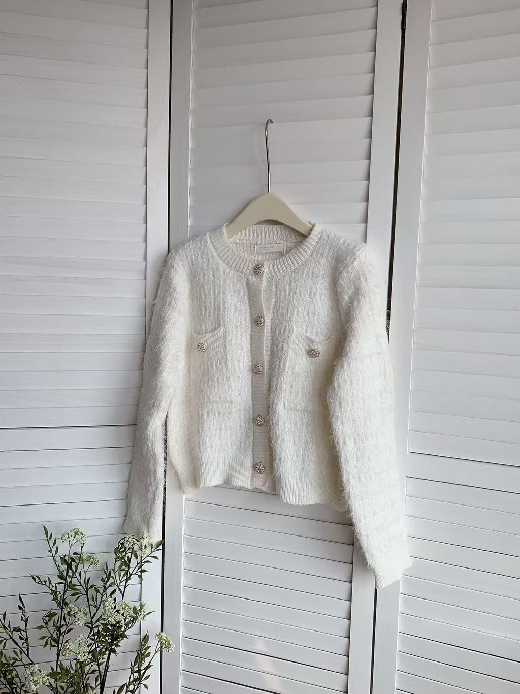 HELLO MILK TEE- 85597 小香風上衣