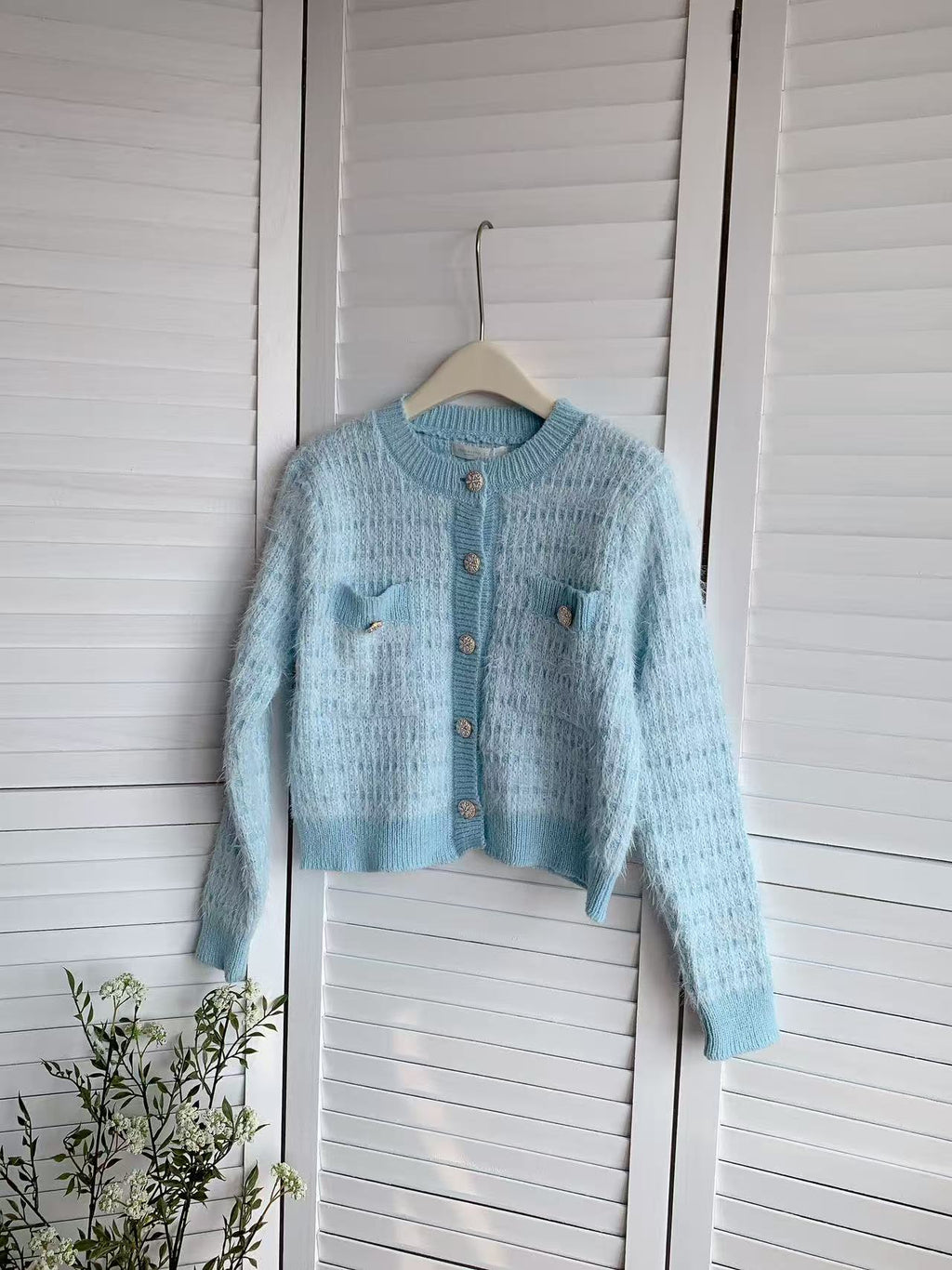 HELLO MILK TEE- 85597 小香風上衣