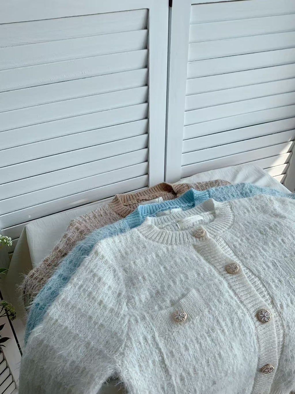 HELLO MILK TEE- 85597 小香風上衣