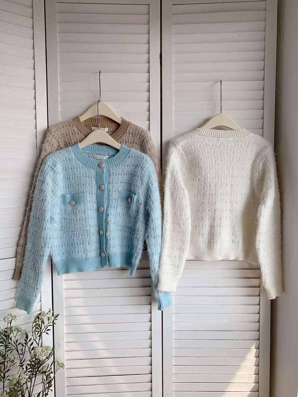 HELLO MILK TEE- 85597 小香風上衣