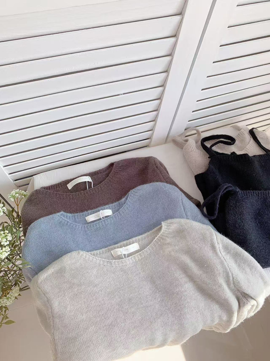 HELLO MILK TEE- 85587 撞色兩件套