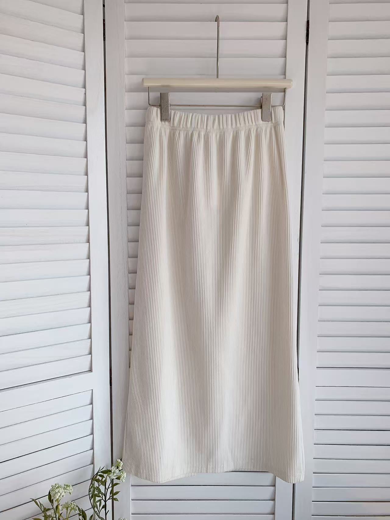 HELLO MILK TEE- 85552 直通半裙