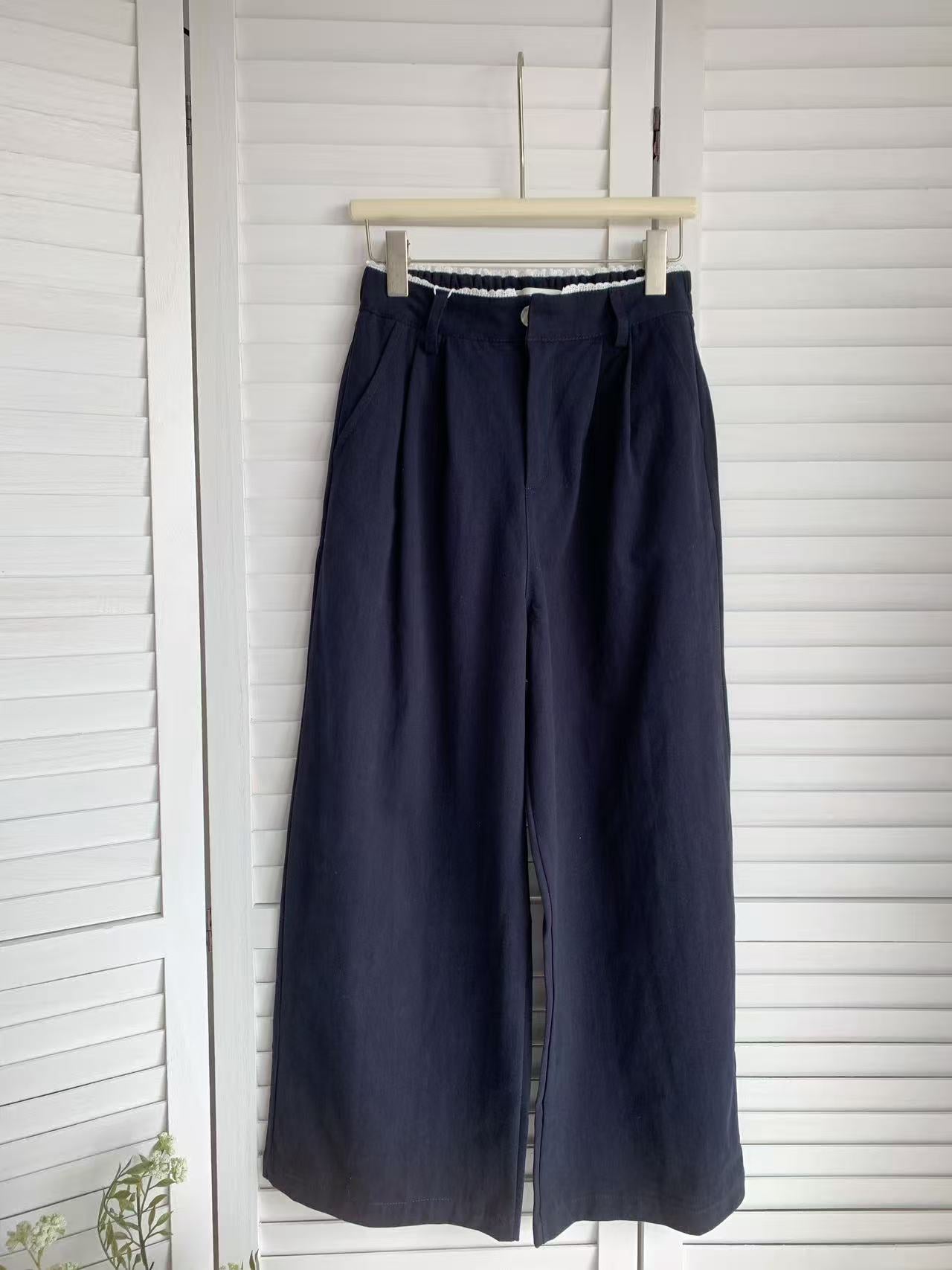 HELLO MILK TEE- 85521 花邊褲子