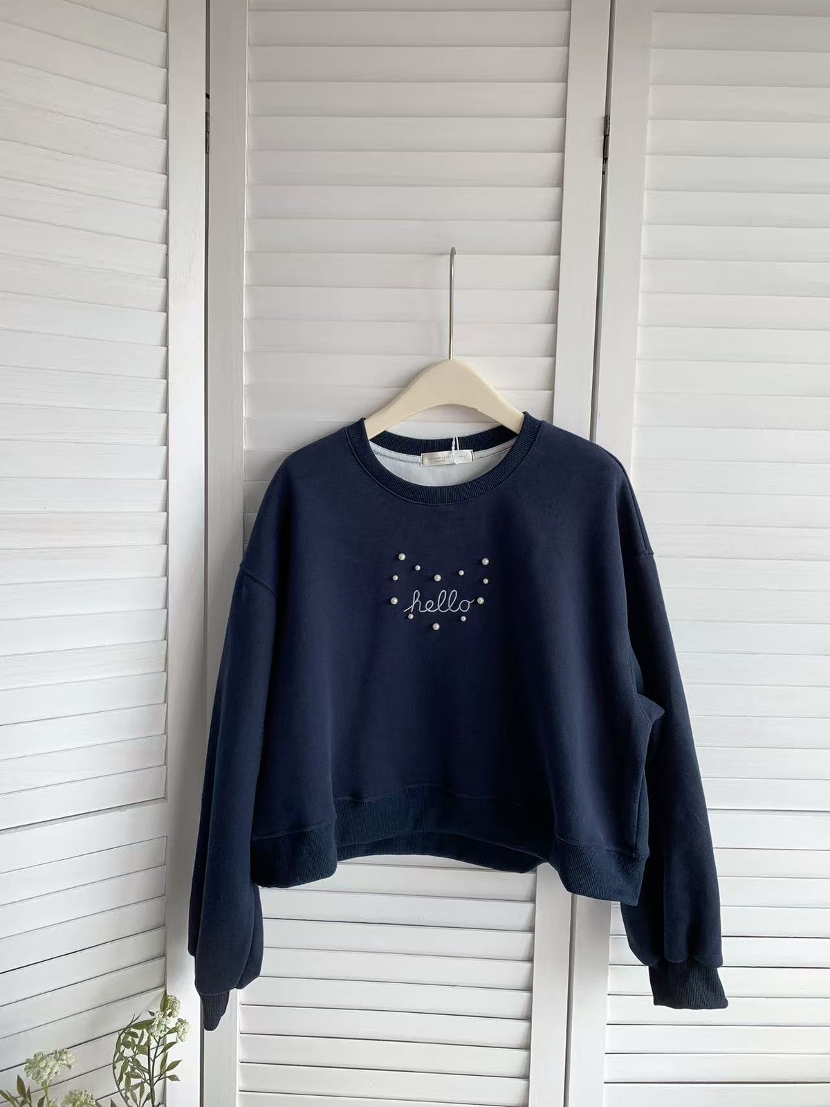 HELLO MILK TEE- 85558 字母衛衣