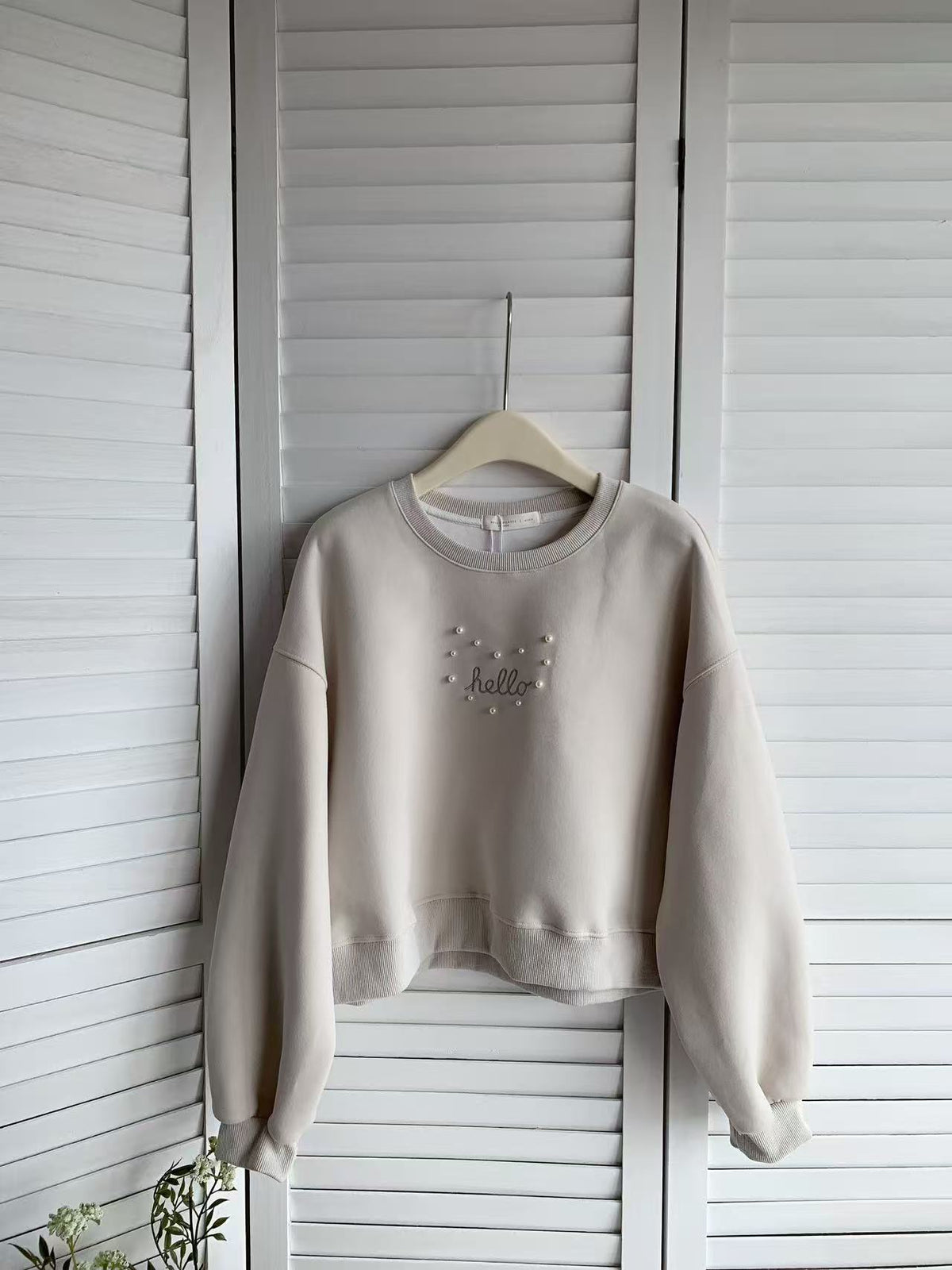 HELLO MILK TEE- 85558 字母衛衣