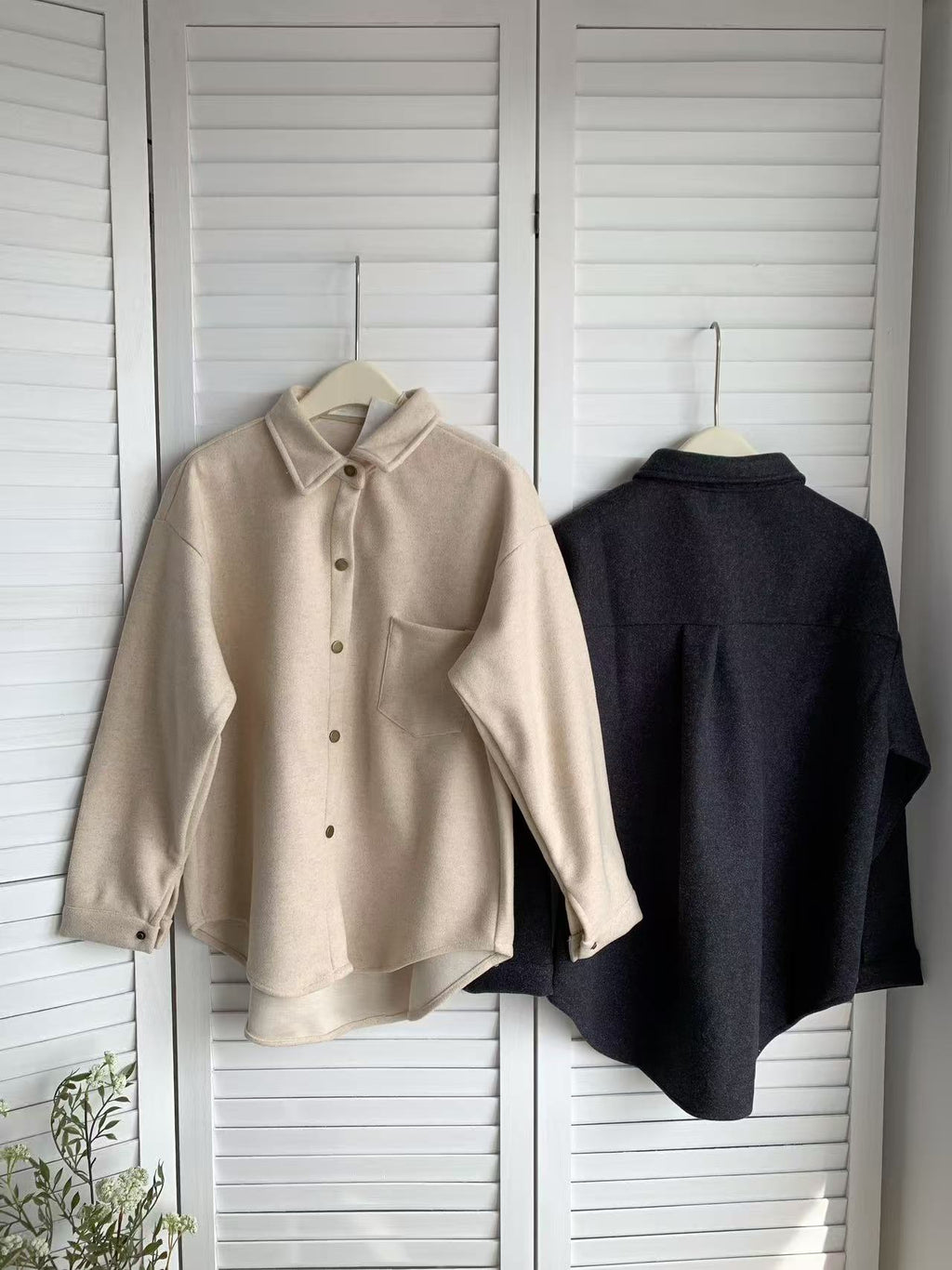 HELLO MILK TEE- 85631 羊絨外套