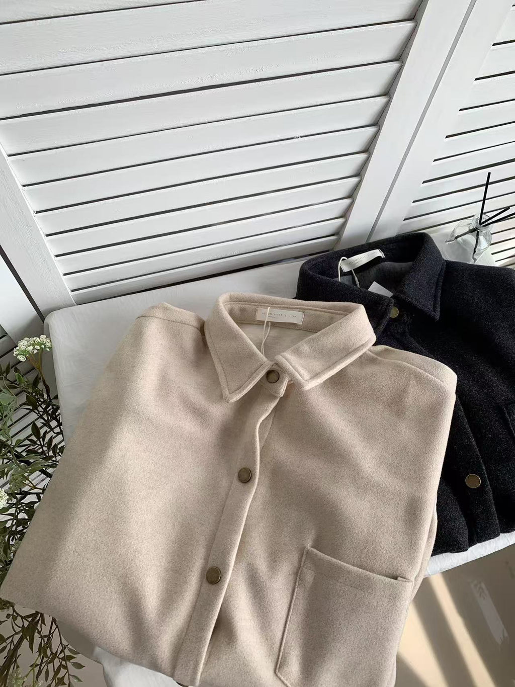 HELLO MILK TEE- 85631 羊絨外套