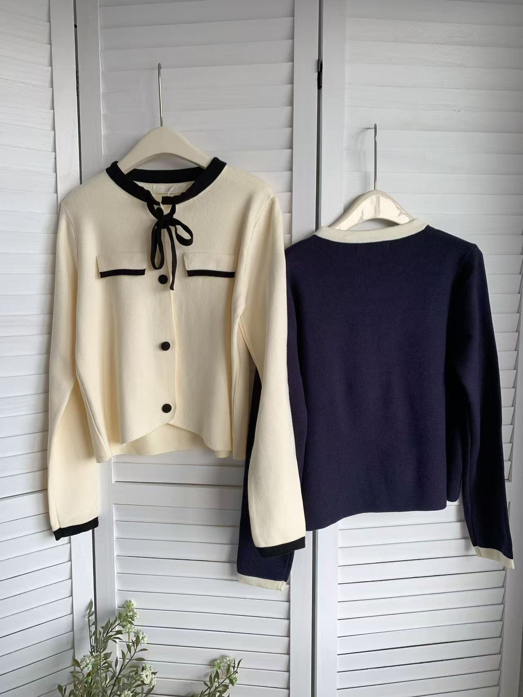 HELLO MILK TEE- 85625 氣質開衫