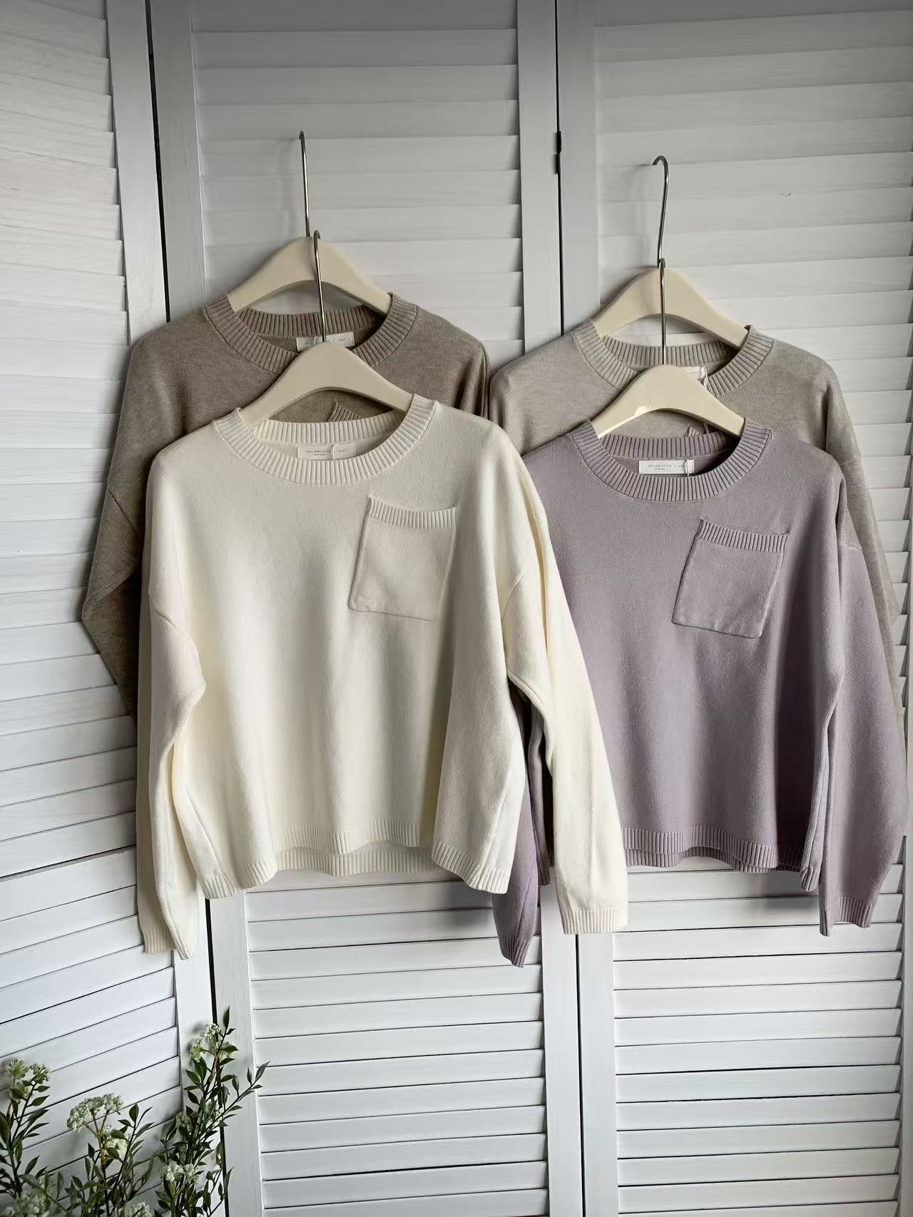 HELLO MILK TEE- 85560 圓領小衫