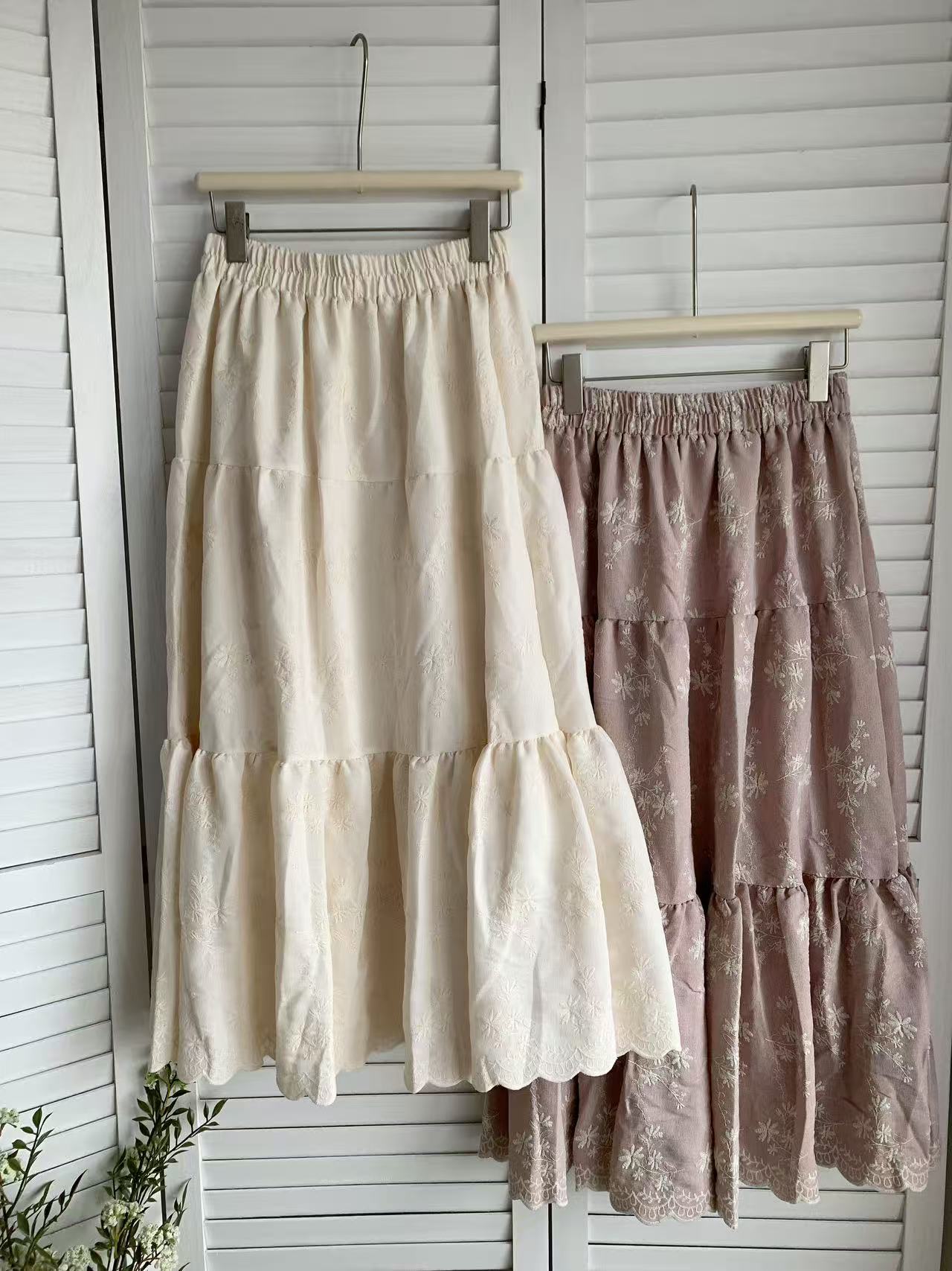 HELLO MILK TEE- 85476 印花半裙