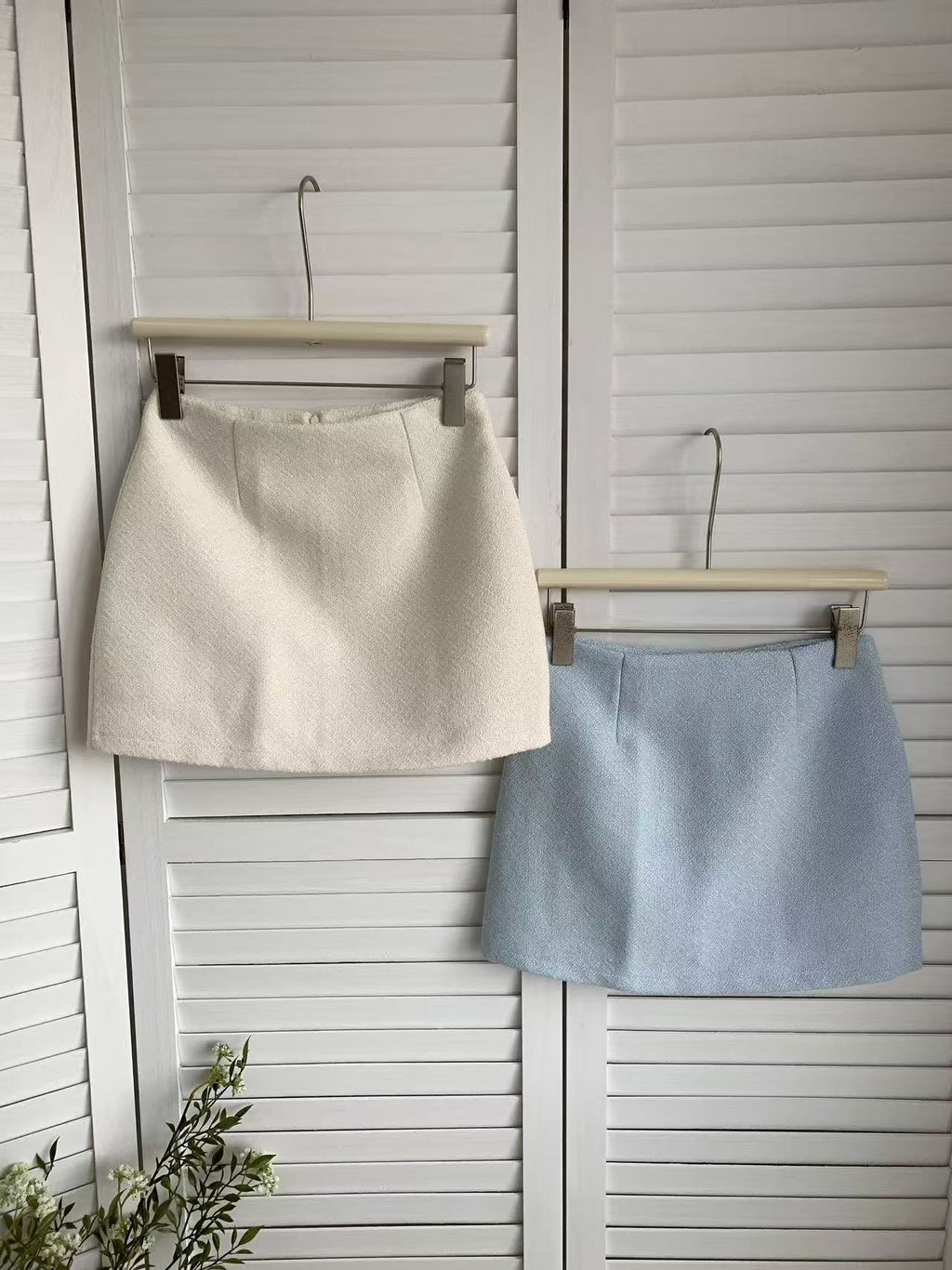 HELLO MILK TEE- 85660 小香風短裙