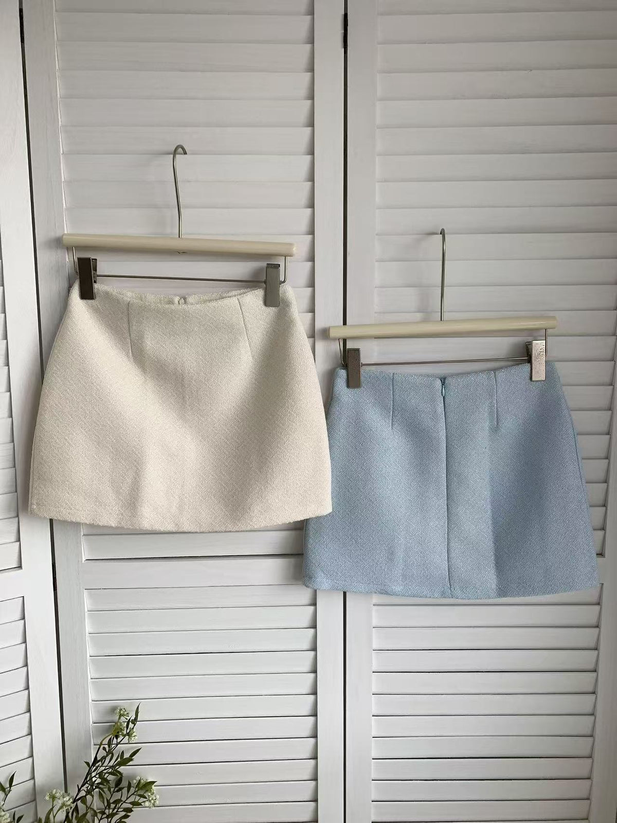 HELLO MILK TEE- 85660 小香風短裙