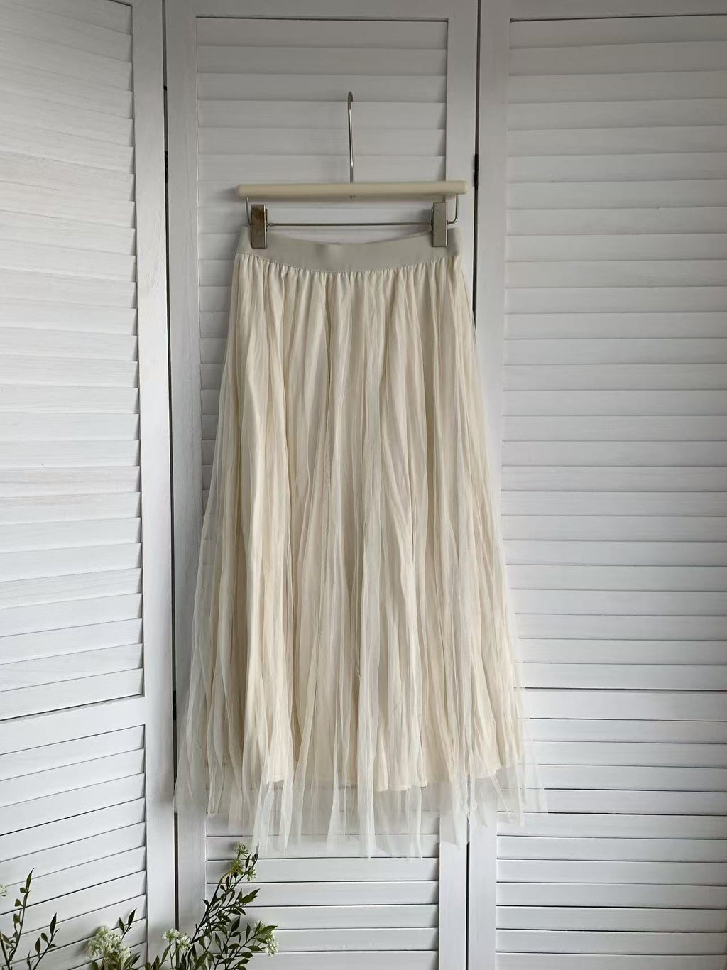 HELLO MILK TEE- 85545 兩面穿半裙