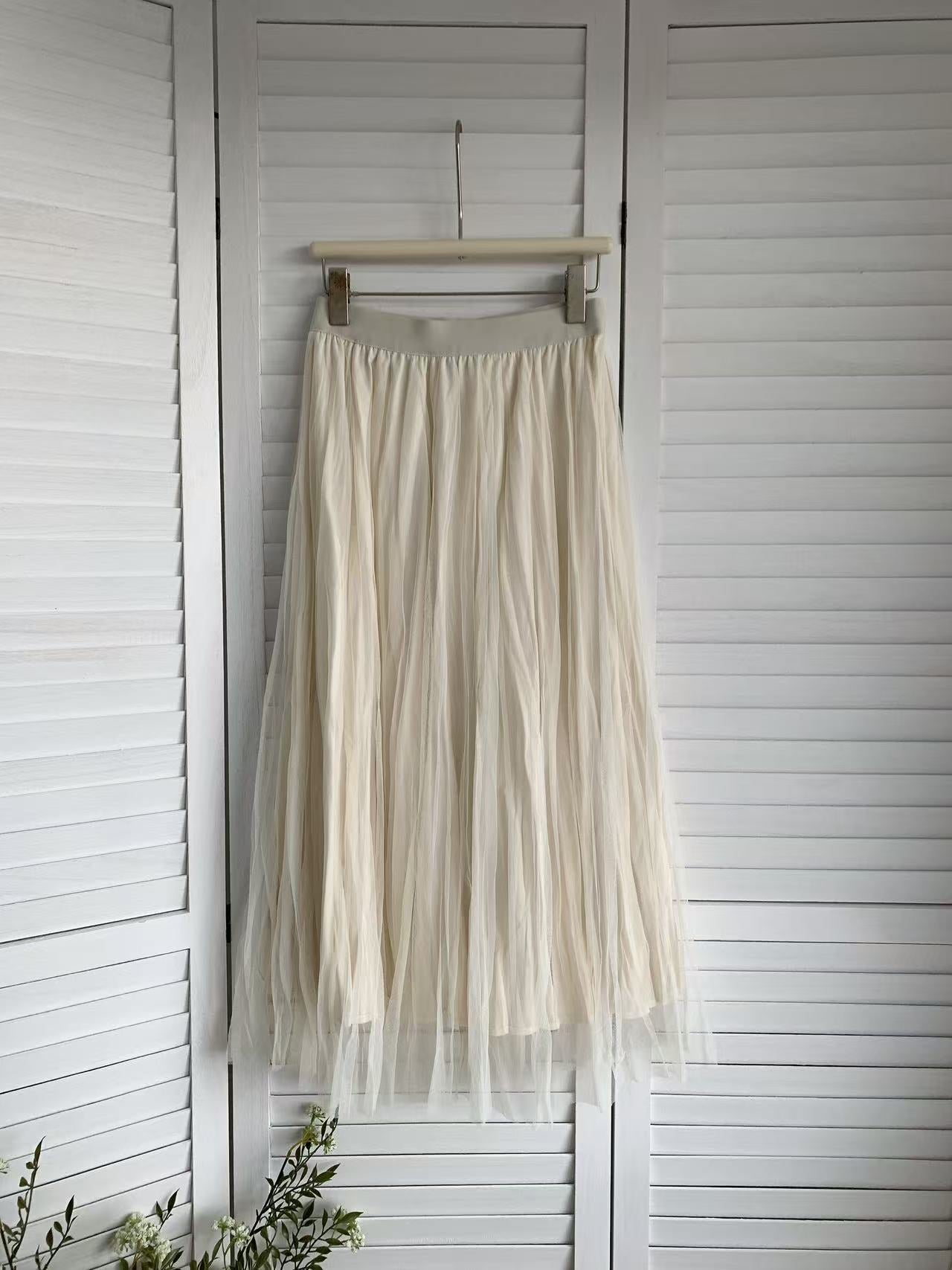 HELLO MILK TEE- 85545 兩面穿半裙