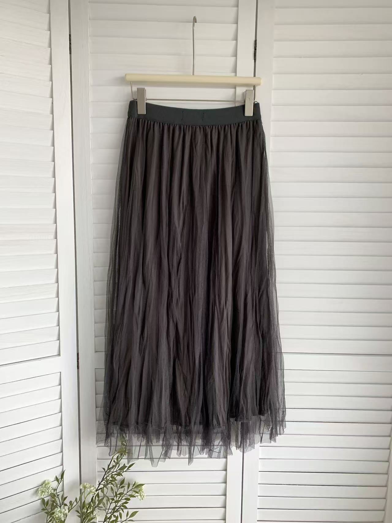 HELLO MILK TEE- 85545 兩面穿半裙