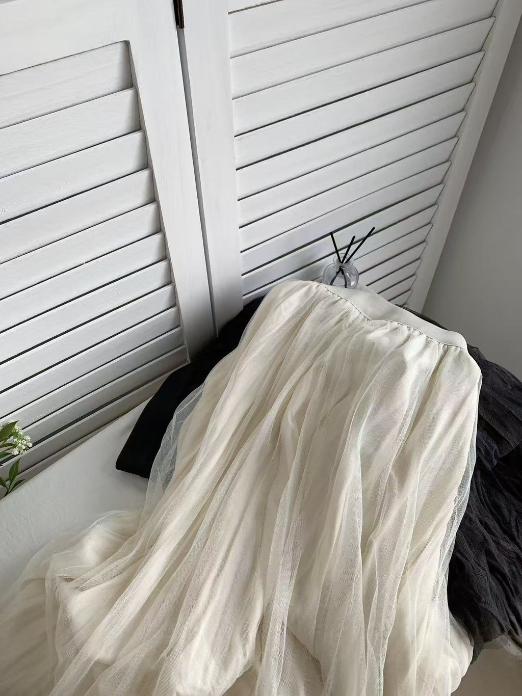 HELLO MILK TEE- 85545 兩面穿半裙