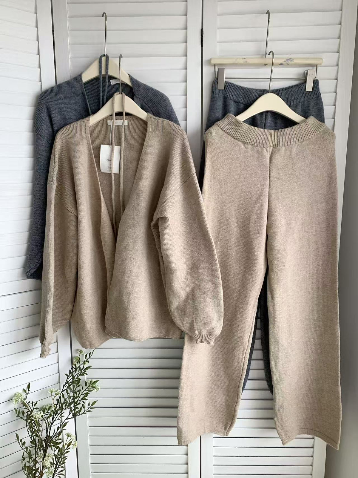 HELLO MILK TEE- 85646 休閒套裝