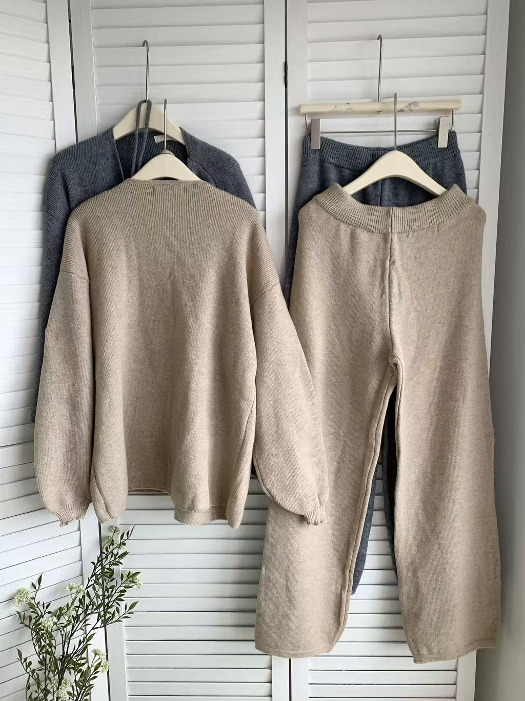 HELLO MILK TEE- 85646 休閒套裝