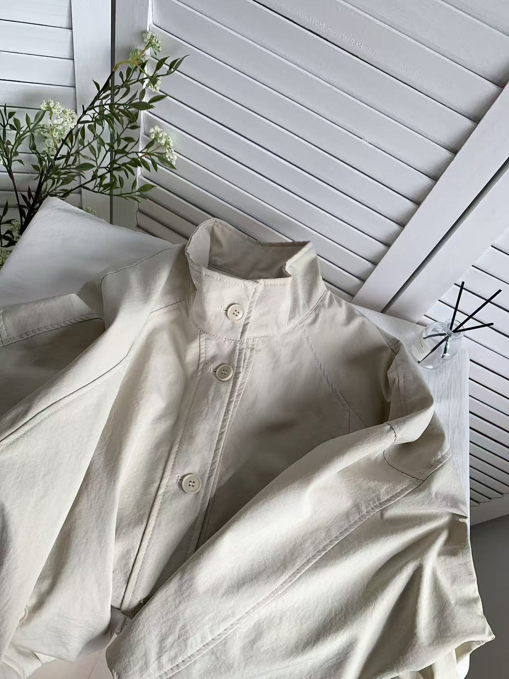 HELLO MILK TEE- 85522 風衣外套