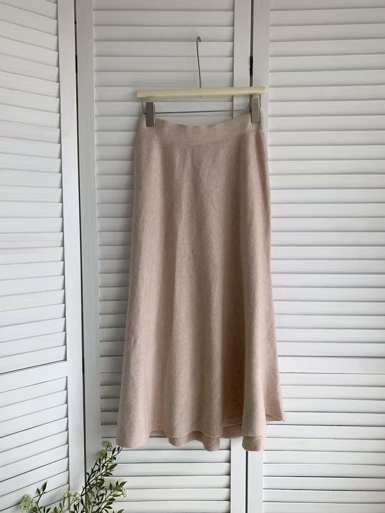 HELLO MILK TEE- 85614 質感半裙