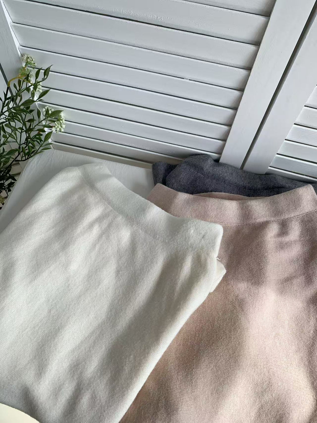 HELLO MILK TEE- 85614 質感半裙