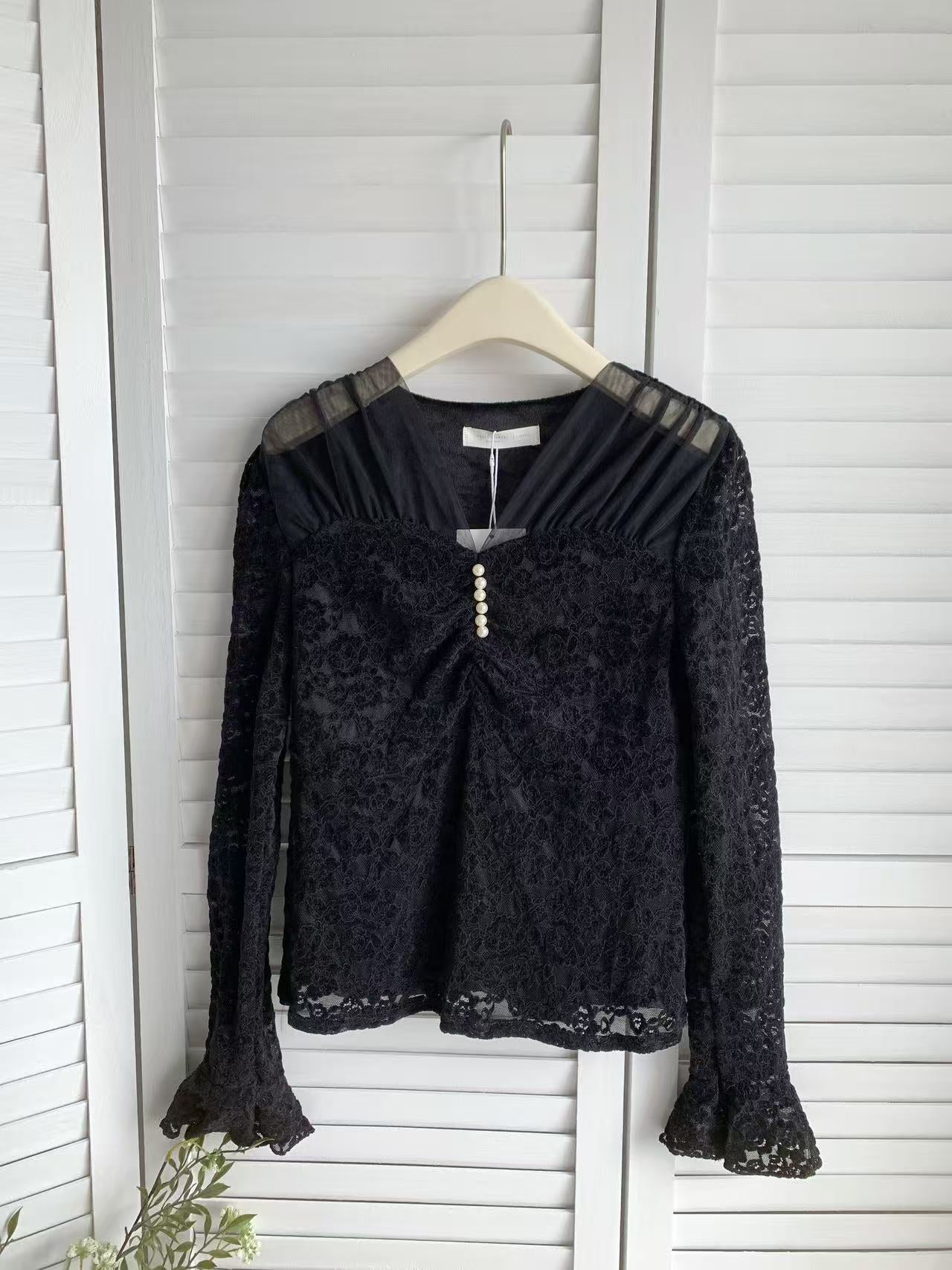 HELLO MILK TEE- 85629 拼接上衣