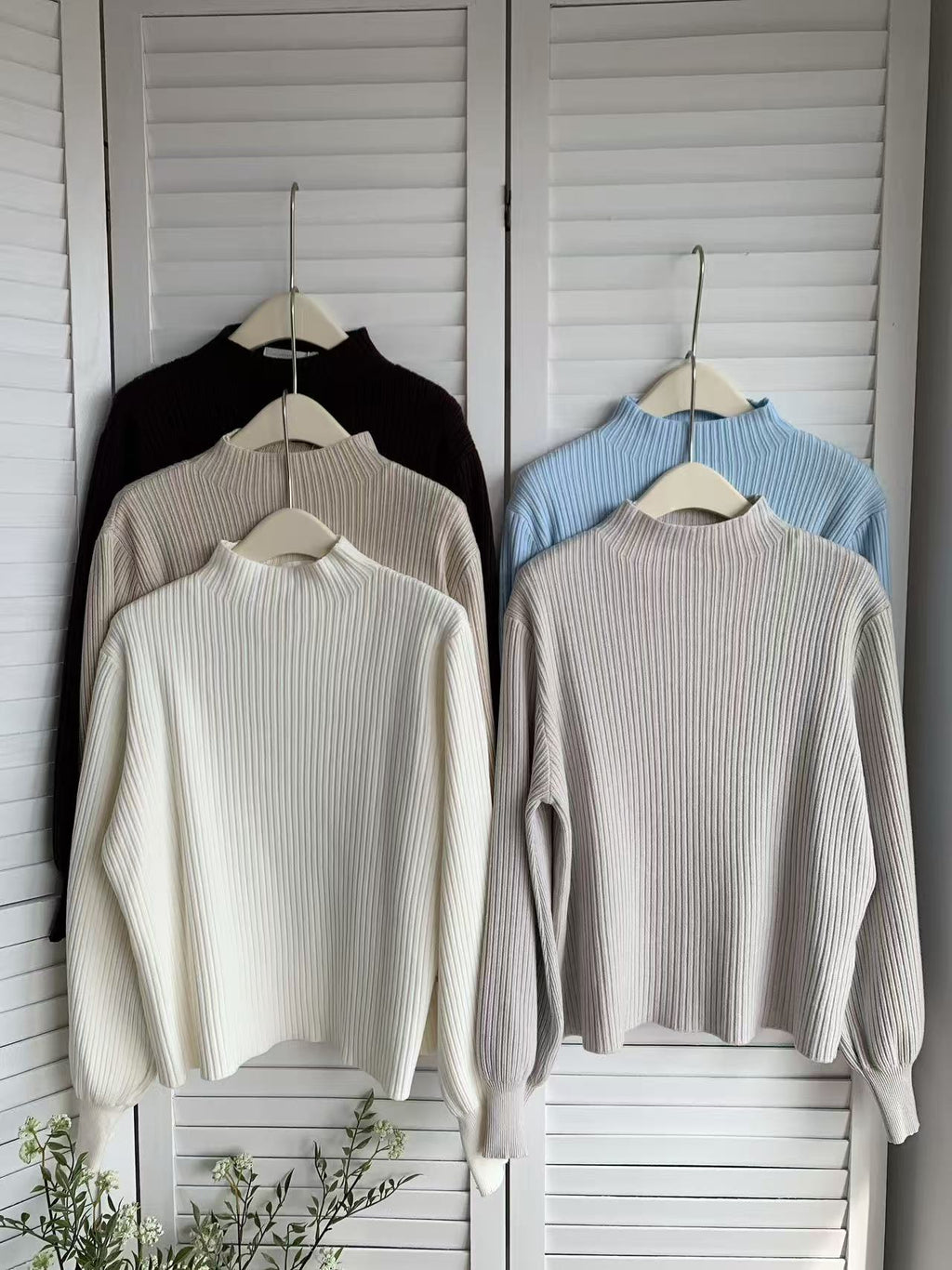 HELLO MILK TEE- 85590 燈籠袖上衣