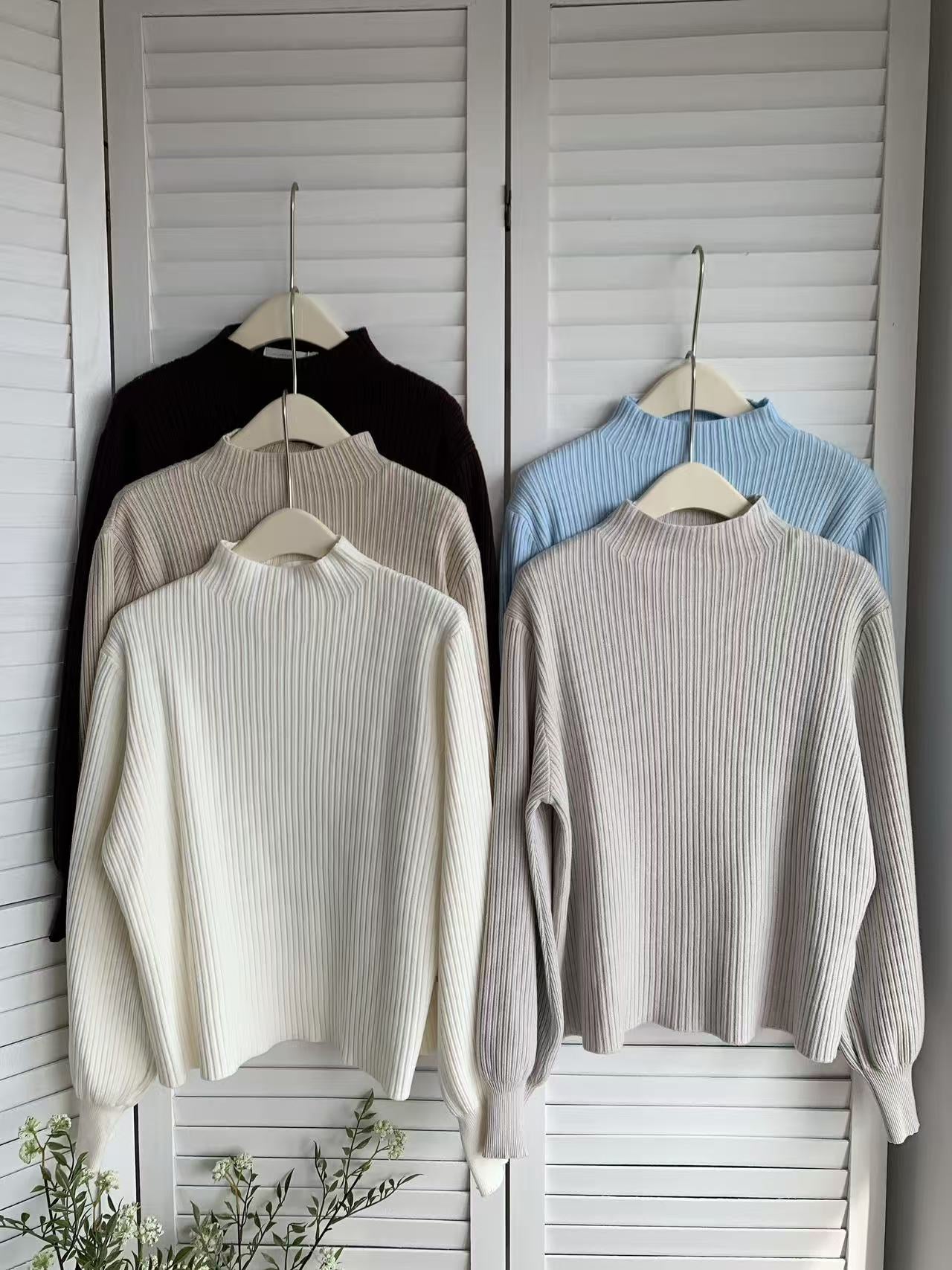 HELLO MILK TEE- 85590 燈籠袖上衣